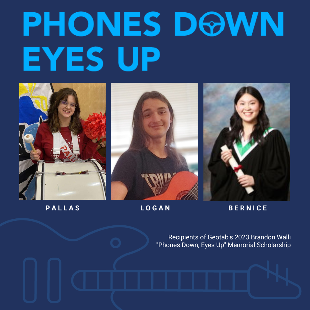 2023 "Phones Down, Eyes Up" scholarship recipients